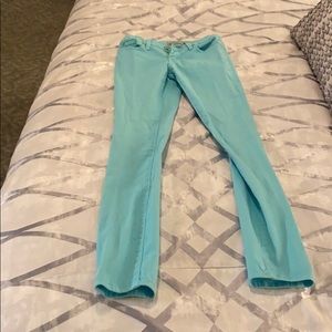 Turquoise jeans size 5